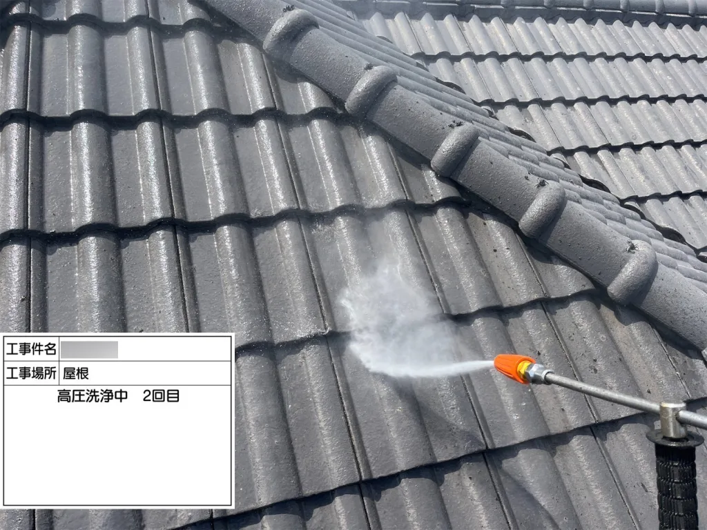佐賀県基山町O様邸の屋根塗装工事